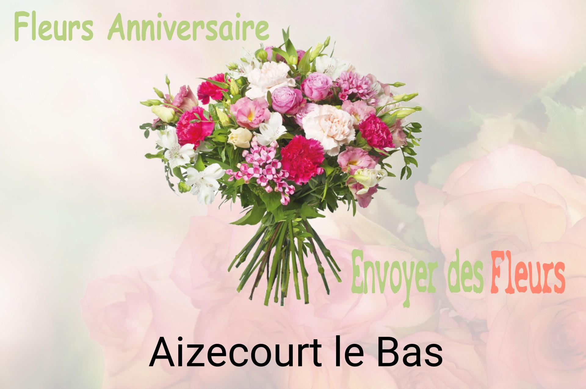 Bouquet de fleurs d’anniversaire livré à Aizecourt-le-Bas